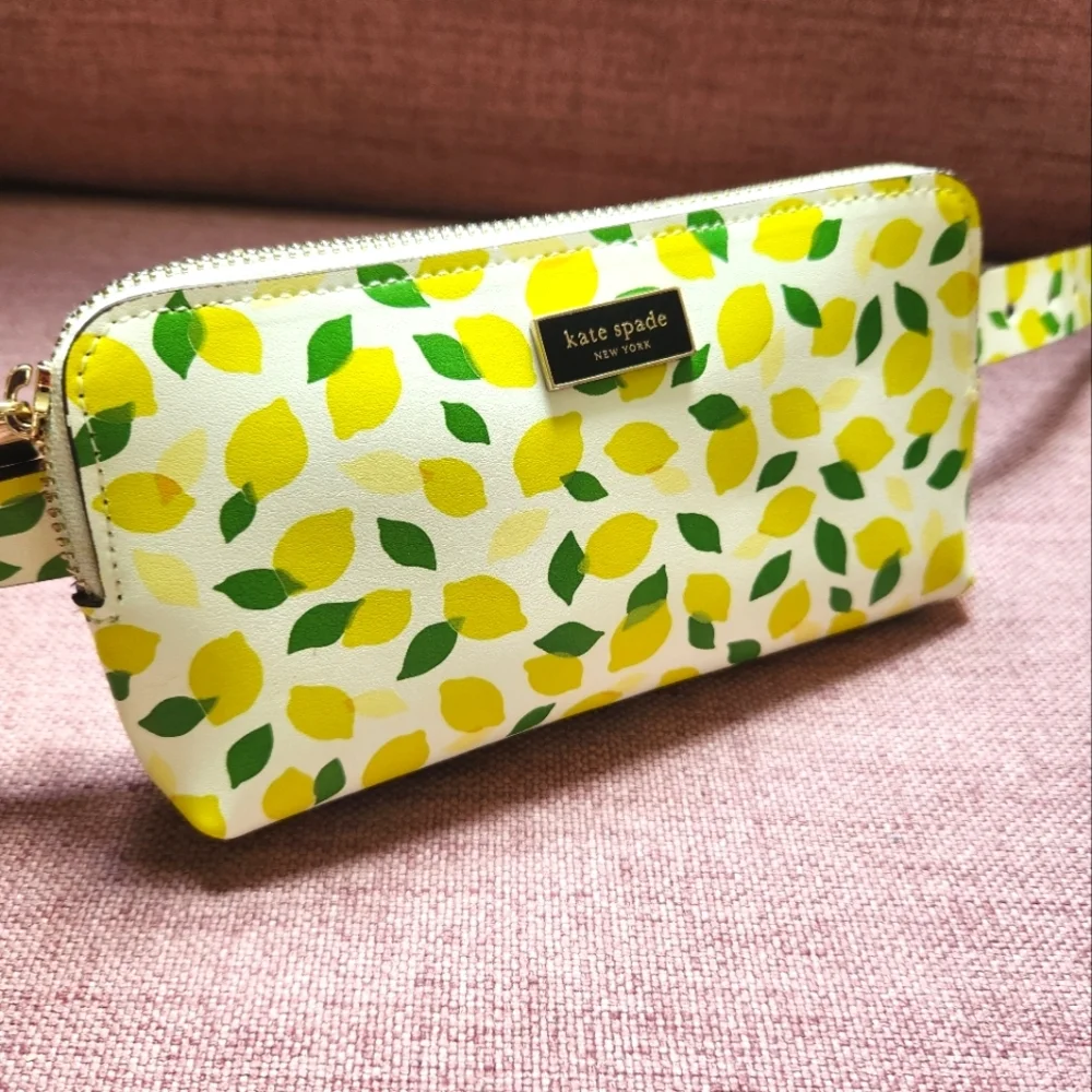 π NWT! - Kate Spade Lemon Drop Crossbody Belt Bag - Picture 8 of 11